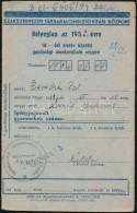 1952 SZTK Bélyeglap 41 Db Bélyeggel - Non Classificati