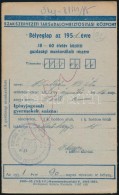 1951 SZTK Bélyeglap 3 Db Bélyeggel - Non Classificati