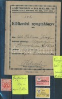 1917 A Bányamunkás ElÅ‘fizetési Nyugtakönyve + Bányász... - Non Classificati