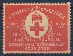 1944 A Magyar Vöröskereszt 20f Lacfalu, Bajfalu Adománybélyeg - Non Classificati