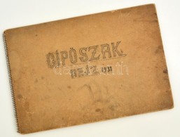 1938 CipÅ‘szakrajzok (vázlatfüzetben), Kb 60 Db Tus Rajzzal, 29×42 Cm (50×) - Non Classificati