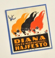 Cca 1915 A Diana Fém- és Méregmentes HajfestÅ‘ Kozma Lajos IparmÅ±vész által... - Advertising