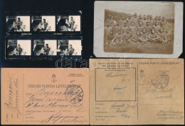 1916-1942 Vegyes Militária Tétel, összesen 8 Db, Jelvény, Fotó, Tábori... - Altri & Non Classificati