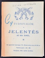 1902 Bp., Budapesti Lovasegylet Tudnivalók, Jelentés Az 1901. évrÅ‘l, 27p - Non Classificati