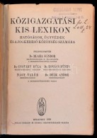 Közigazgatási Kis Lexikon Hatóságok, ügyvédek és A JogkeresÅ‘... - Non Classificati