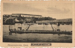 ** T2 Újvidék, Novi Sad; Pétervárad, Híd, Uszály / Castle, Bridge, Barge - Unclassified