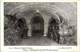 ** T2/T3 Vienna, Wien, Kaisergruft Bei Den PP. Kapuzinern, Sarg Der Kaiserin Elisabeth, Kaiser Franz Josef I,... - Non Classificati