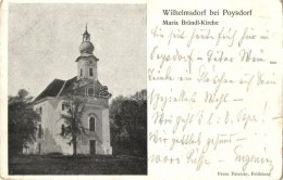 T2/T3 Wilhelmsdorf Bei Poysdorf, Maria Bründl-Kirche / Church (EK) - Non Classificati