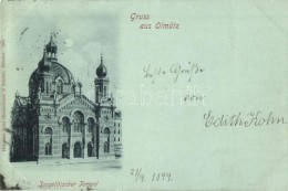 T3 1899 Olomouc, Olmütz; Israelitischer Tempel, Hermann Seibt (Kretzschmar & Schatz) / Synagogue, Judaica... - Unclassified