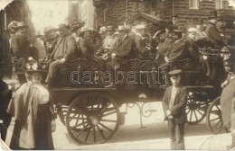 T3 1908 Hamburg, Käses Rundfahrten. Atelier Jaap / Tourist Cart, Group Photo (EB) - Unclassified