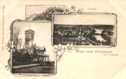 * T2/T3 Rittersturz Bei Coblenz, Restaurationsgebäude Auf Dem Rittersturz; Verlag Von Jean Schneider / Lookout... - Non Classificati