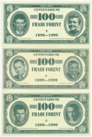 1999. 100Ft NévértékÅ± 'Centenáriumi Fradi Forint' Sike, Jurikné,... - Non Classificati