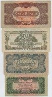 1944. 1P-100P (10x) 'A Vörös Hadsereg Parancsnoksága' T:II-,III,III- - Non Classificati