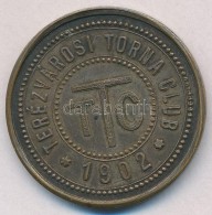 1935. 'TTC - Terézvárosi Torna Club 1902 / 1935. XII. 1.' Br Emlékérem (38mm) T:2 - Non Classificati