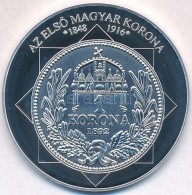 DN 'A Magyar Nemzet Pénzérméi - Az ElsÅ‘ Magyar Korona 1892-1925' Ag Emlékérem... - Unclassified