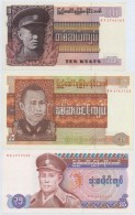 Burma 1972. 25K + 1973. 10K + 1986. 35K T:I,I-
Burma 1972. 25 Kyats + 1973. 10 Kyats + 1986. 35 Kyats... - Unclassified