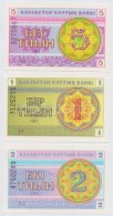 Kazahsztán 1993. 1T + 2T + 5T T:I,I-
Kazakhstan 1993. 1 Tyin + 2 Tyin + 5 Tyin C:UNC,AU
Krause 1, 2, 3 - Unclassified