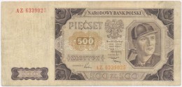 Lengyelország 1948. 500Zl T:III,III-
Poland 1948. 500 Zlotych C:F,VG
Krause 140 - Unclassified