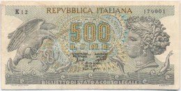 Olaszország 1966. 500L T:III
Italy 1966. 500 Lire C:F
Krause 93 - Non Classificati