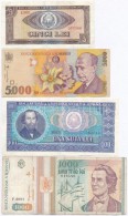 Románia 8db-os Vegyes Bankjegy Tétel T:III,III-
Romania 8pcs Of Various Banknotes C:F,VG - Non Classificati