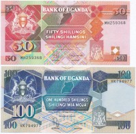 Uganda 1996. 50Sh + 100Sh T:I
Uganda 1996. 50 Shillings + 100 Shillings C:UNC - Non Classificati