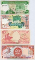 Vegyes: Mauritius 1985. 10R + Seychelle-szigetek 1989. 10R + Indonézia 1992. 100R + Trinidad és... - Non Classificati