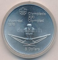 Kanada 1974. 5$ Ag 'Montreali Olimpia - EvezÅ‘s' T:BU 
Canada 1974. 5 Dollars Ag 'Montreal Olympic Games - Rower'... - Non Classificati