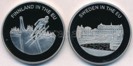 Máltai Lovagrend 2004. 100L Cu-Ni 'Finnország Az EU-ban' + 2004. 100L Cu-Ni 'Svédország... - Non Classificati