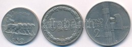 Olaszország 1920R 50 C Ni + 1923R 1L Ni + 1924R 2L Ni T:2 Ph.
Italy 1920R 50 Centesimi Ni + 1923R 1 Lira Ni... - Non Classificati