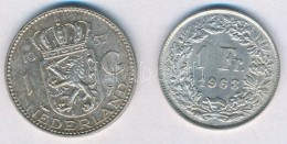 Vegyes: Hollandia 1957. 1G Ag + Svájc 1963. 1Fr Ag T:1-,2
Mixed: Netherlands 1957. 1 Gulden Ag + Switzerland... - Non Classificati