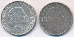 Vegyes: Hollandia 1963. 1G Ag 'Julianna' + Románia 1942. 200L Ag T:2
Mixed: Netherlands 1963. 1 Gulden Ag... - Non Classificati