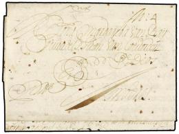 ESPAÑA: PREFILATELIA. 1678. SEVILLA A AMBERES. Carta Completa, Manuscrito ´ppdo´ Y Porte... - Autres & Non Classés
