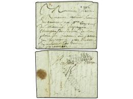 ESPAÑA: PREFILATELIA. 1809 (29 Sept.). JACA (Huesca). Carta Circulada De VOIRON En Francia Con El Porte... - Other & Unclassified