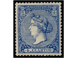 ** ESPAÑA. Ed.81. 4 Cuartos Azul. Color Y Centraje Perfectos. LUJO. - Altri & Non Classificati