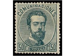 * ESPAÑA. Ed.126. 50 Cts. Verde. PIEZA DE LUJO. Cat. 143€. - Other & Unclassified