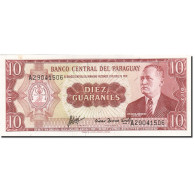 Billet, Paraguay, 10 Guaranies, 1952, 1952, KM:196b, SPL - Paraguay