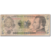 Billet, Honduras, 5 Lempiras, 1975-1978, 1980-05-08, KM:63a, TB - Honduras