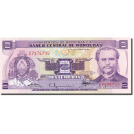 Billet, Honduras, 2 Lempiras, 1976, 1976-09-23, KM:61, NEUF - Honduras