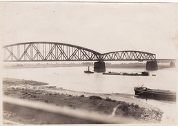 Foto 1921 In Der Nähe Von BONN ?? - Eine Brücke, Péniche (A173) - Bonn
