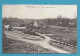 CPA Chemin De Fer Trains Pris En Aéro SISSONNE 02 - Sissonne