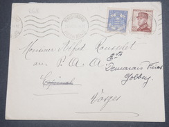 MONACO - Enveloppe De Monaco En 1938 Pour La France , Vignettes Au Verso - L 8686 - Cartas & Documentos