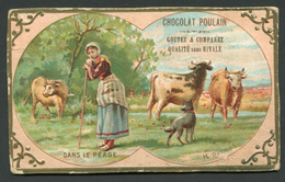 CHROMO CHOCOLAT POULAIN - DANS LE PEAGE - Poulain
