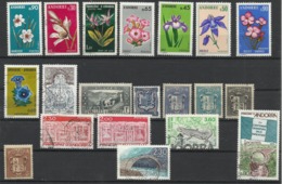 ANDORRE Collection De 20 Timbres - Verzamelingen