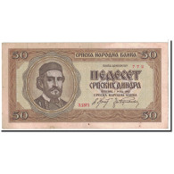 Billet, Serbie, 50 Dinara, 1942, 1942-05-01, KM:29, TTB - Serbie