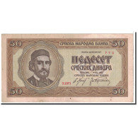 Billet, Serbie, 50 Dinara, 1942, 1942-05-01, KM:29, TTB - Servië