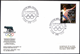 OLYMPIC GAMES - PARAGUAY ROME 1987 - PARTECIPATION IN WORLD OLYMPIC PHILATELIC EXHIBITION - OLYMPHILEX ´87 - GYMNASTICS - Sommer 1988: Seoul