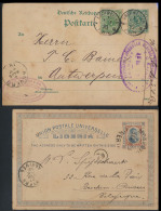 1892/1900, 10 Postwaardestukken Van Ango - Collections (with Albums)