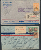 Uruguay : 1919/1960, 8 Aangetekende Brie - Collections (with Albums)