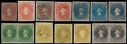 Chili : 1853/1861, Verzameling 'Type Chr - Collections (with Albums)