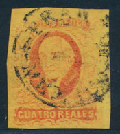 N° 10 '1861 Hidalgo 4R Rood Op Geel', Zm - Mexico